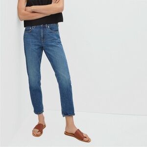 Everlane‎ The Perfect Straight Fit Jean Button Fly Distressed Size 29R NWT